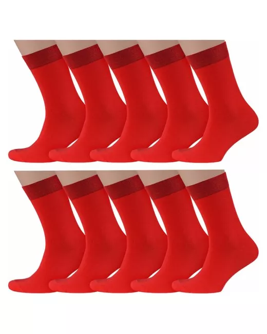 Нева-Сокс Комплект из 10 пар мужских носков без фабричных этикеток ярко размер 27 41-43