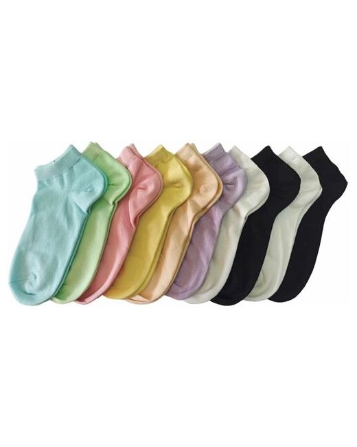 Scandza Носки укороченные цветные набор 10 пар