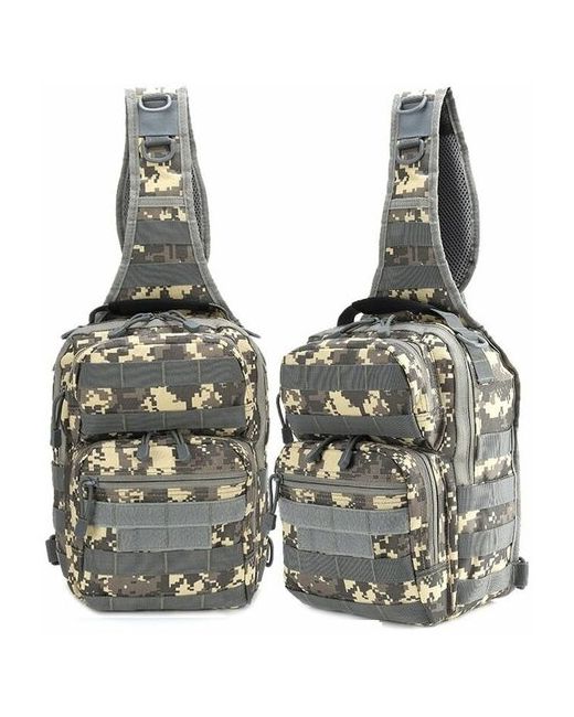 Viman Сумка-рюкзак тактическая 30х23 см. Рюкзак тактический на одно плечо.