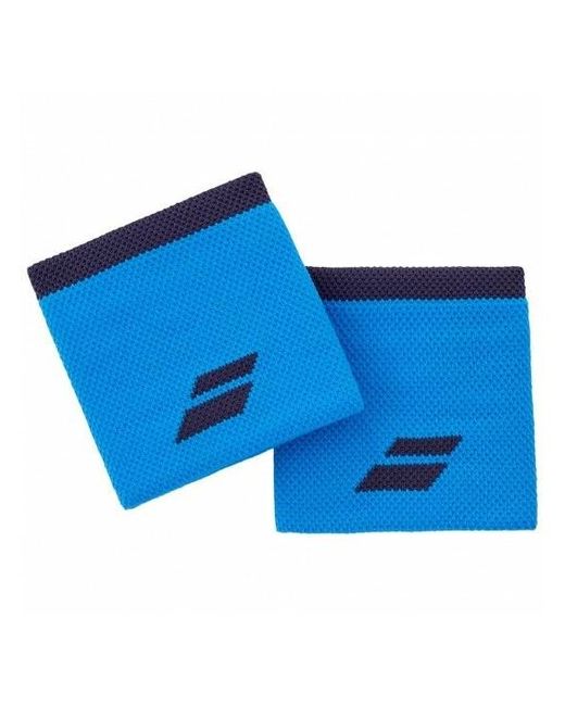 Babolat Напульсник Logo Wristband Blue для большого тенниса сквоша бадминтона синий