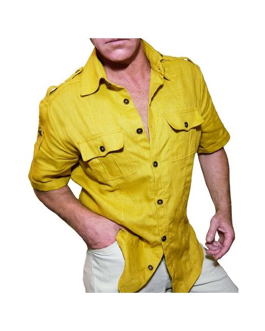 Safari Рубашка льняная модель 313 размер L