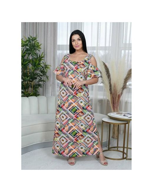 LikeTeks Платье Новелла лиловый больших размеров 60-66