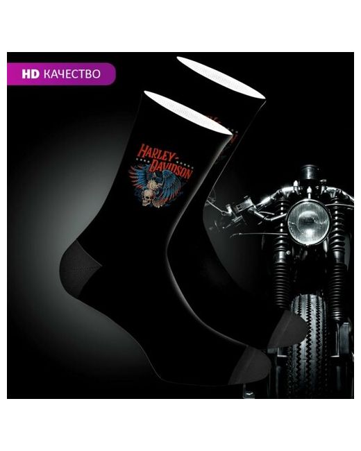 mimisocks Носки с принтом Harley Davidson Харлей Дэвидсон