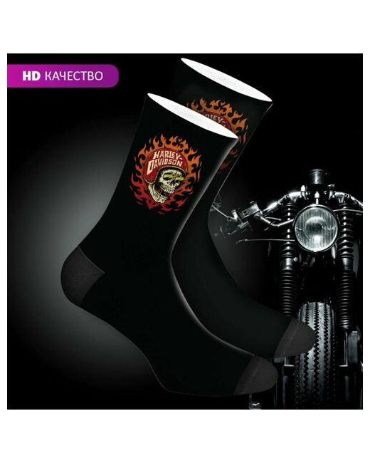 mimisocks Носки с принтом Harley Davidson Харлей Дэвидсон