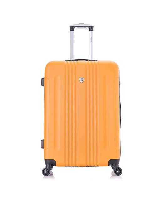L'Case Чемодан на колесах Lcase Bangkok. Большой L АВС пластик. дорожный чемодан колесиках для путешествий и поездок.