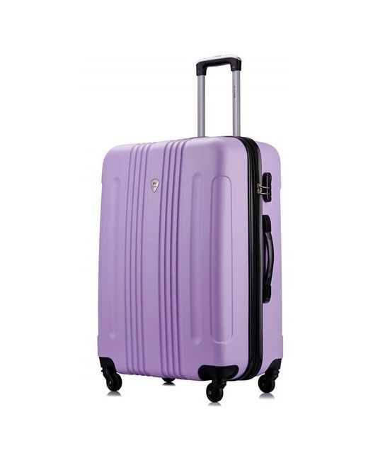 L'Case Чемодан на колесах Lcase Bangkok. Большой L АВС пластик. Дорожный чемодан колесиках для путешествий и поездок.