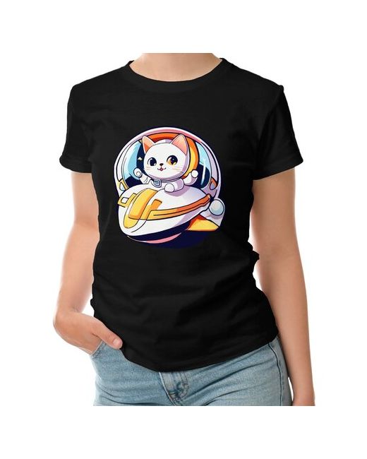 Roly футболка Котёнок в космическом корабле M
