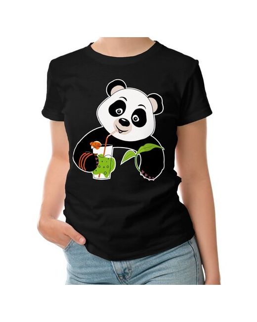 Roly футболка Панда пьет сок XL