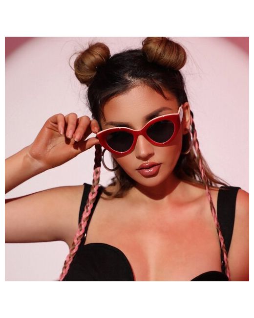 BlueCherry Солнцезащитные очки модные кошачий глаз тренд 2023