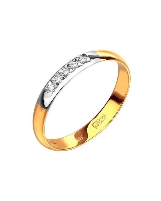 Белый бриллиант Кольцо из золота 6-31-0006