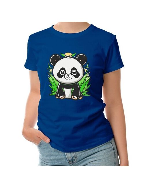 Roly Женская футболка Панда в стиле дудл L темно-