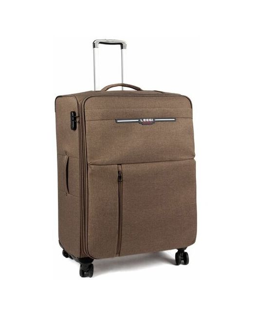 Leegi Тканевый чемодан с увиличением объема NEW Размер М