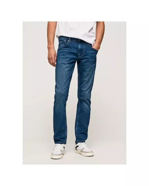 Pepe Jeans London брюки джинсы London модель PM206328VU44 голубой размер 5436/34