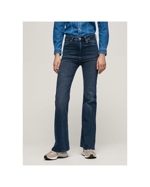 Pepe Jeans London брюки джинсы London модель PL204398CQ60 темно размер 46-4830/30