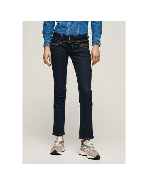 Pepe Jeans London брюки джинсы London модель PL204175M150 темно размер 46-4830/30