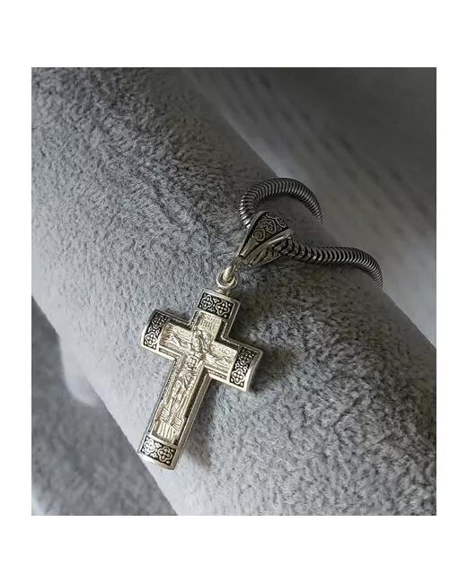 ТПК леона Крест серебряный Распятие Христово