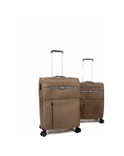 Leegi Комплект из 2-х тканевых чемоданов с увеличением объема NEW размер ML