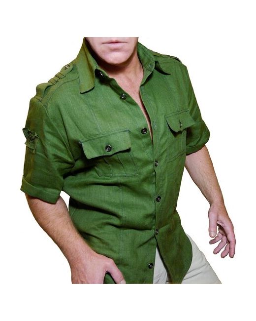 Safari Рубашка льняная модель 316 размер L