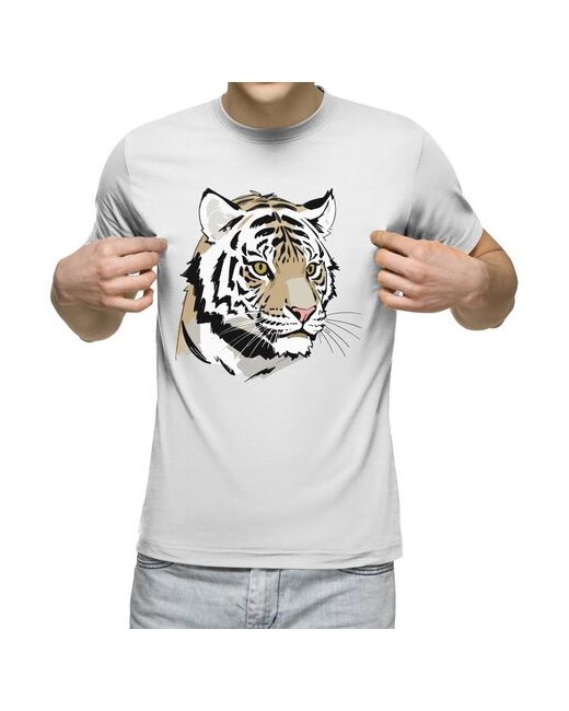 US Basic футболка Тигр M меланж