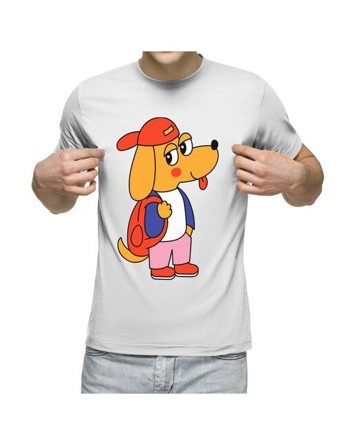 US Basic футболка Прикольная собака такса L