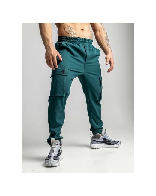 Fizuli Джоггеры карго брюки штаны спортивные с боковыми карманами EMERALD