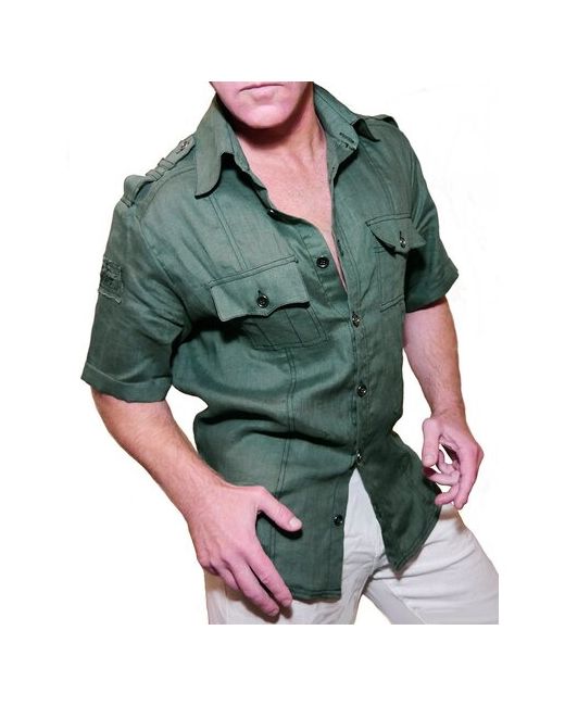 Safari Рубашка льняная модель 317 размер M