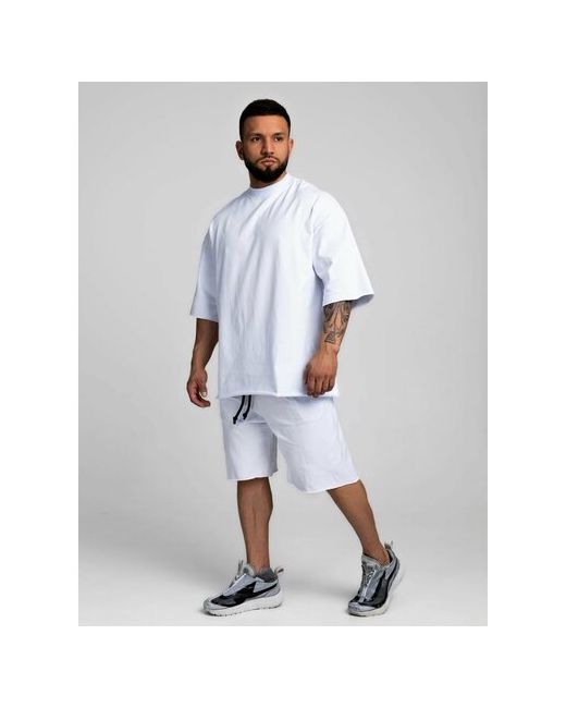 Fizuli Спортивный Костюм Оверсайз OVERSIZE WHITE унисекс шорты футболка повседневный летний для спорта