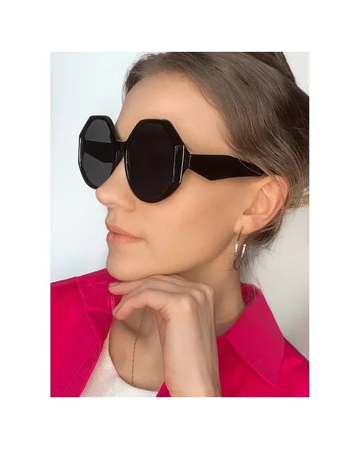Вaisen Солнцезащитные брендовые объемные круглые очки с защитой UV 400