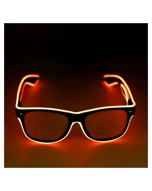 RusExpress Карнавальные неоновые светодиодные светящиеся очки с подсветкой Riotaна Хэллоуин Неон