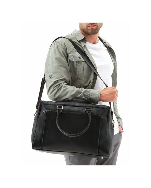 David Jones Стильная влагозащитная надежная и практичная сумка из экокожи 686605K/BLACK