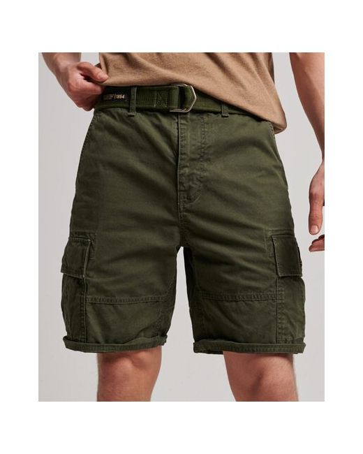 Superdry Шорты карго VINTAGE HEAVY CARGO SHORT Пол 8MB Stone Wash Taupe Brown Размер 36