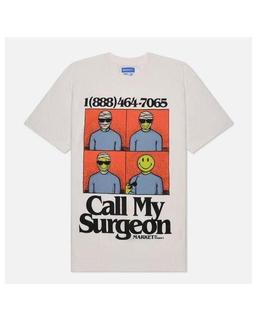 Market футболка Smiley Call My Surgeon Размер L