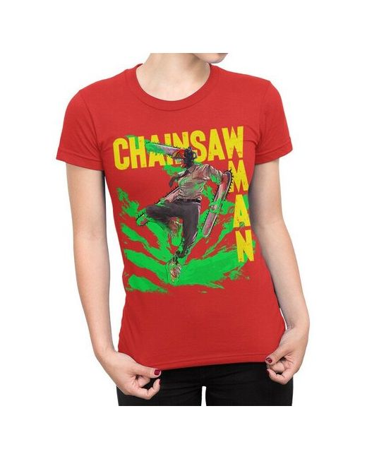 Dream Shirts Футболка DreamShirts Аниме Человек бензопила Chainsaw Man S