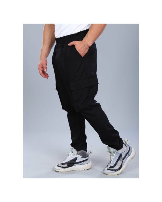 Huracan Джоггеры карго брюки штаны спортивные с боковыми карманами BLACK