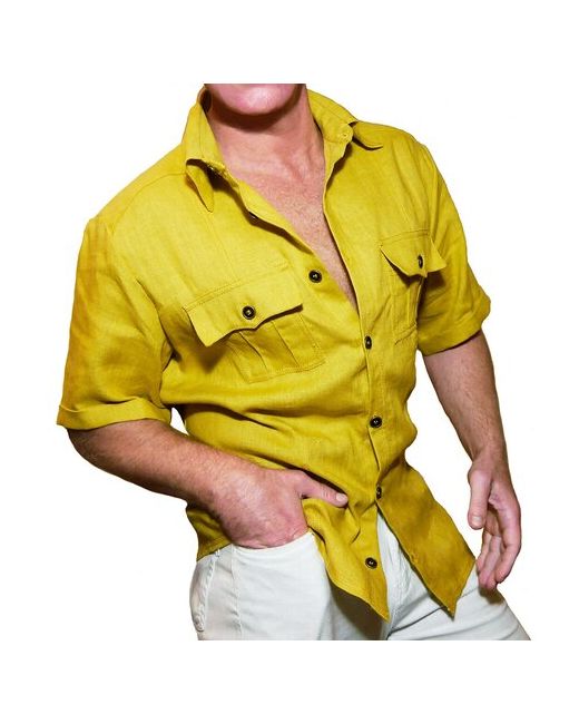 Safari Рубашка льняная модель 321 размер M