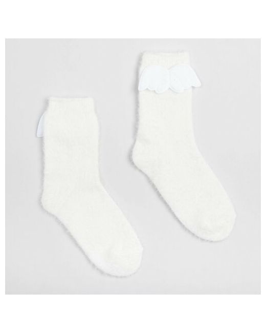 Minaku носки махровые с нашивкой размер 36-39 23-25 см