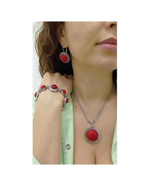 Натуральные камни Колье из натуральных камней ожерелье на шею украшение с кораллом бусы браслет серьги
