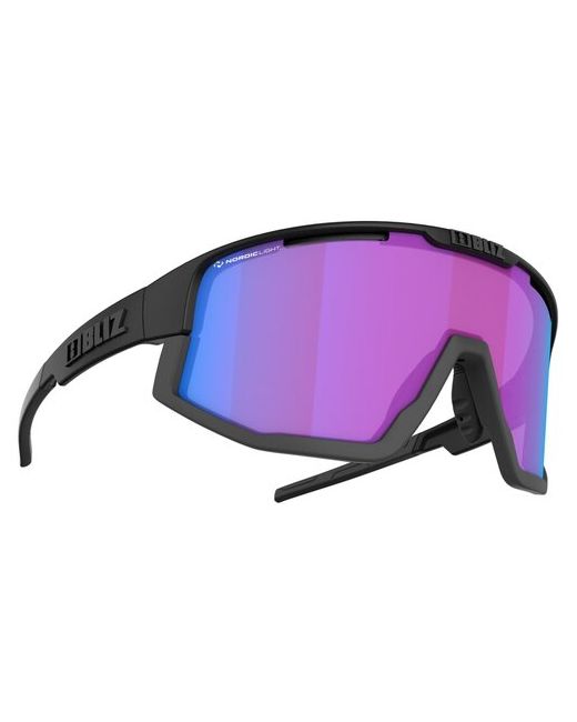 Bliz Спортивные очки Active Vision Nano Optics Matt Black/Grey Nordic Light фиолетовая линза с сини .
