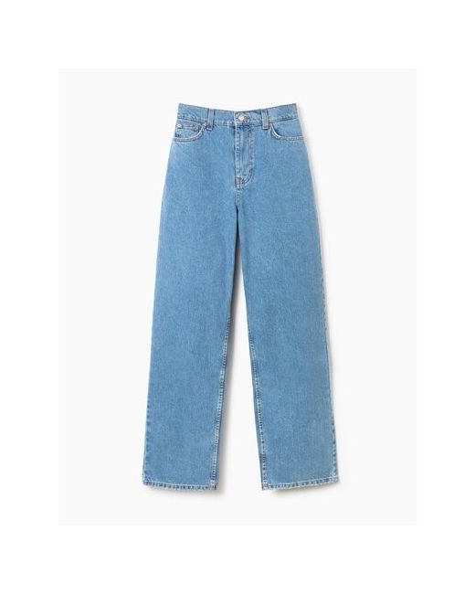 Gloria Jeans Прямые джинсы straight с высокой талией42/164