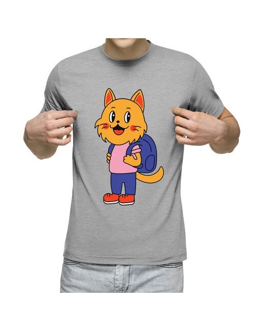 US Basic футболка Милый котенок школьник M