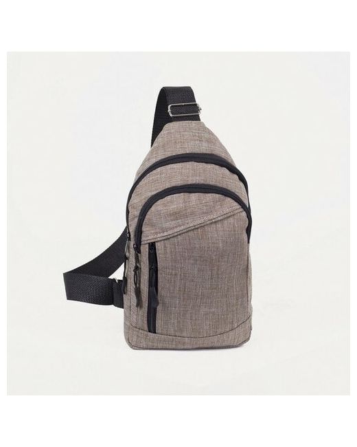 MikiMarket Сумка-рюкзак на одной лямке 2 отдела молниях наружный карман