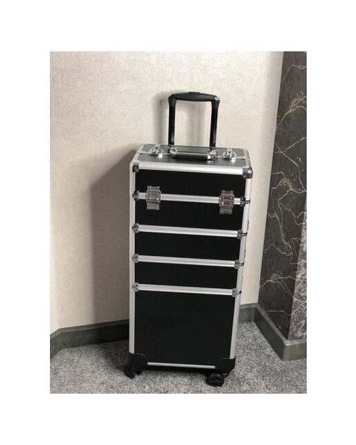 Luxxy box Бьюти чемодан на колесах для косметики четырехъярусный