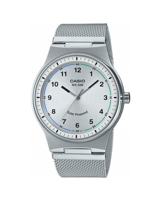 Casio Наручные часы Collection MTP-RS105M-7BVEF кварцевые водонепроницаемые серебряный