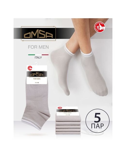 Omsa носки 5 пар укороченные размер 39-41