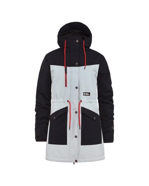 Horsefeathers Куртка удлиненная силуэт полуприлегающий карман для ски-пасса внутренний карманы воздухопроницаемая водонепроницаемая мембранная размер XS черный