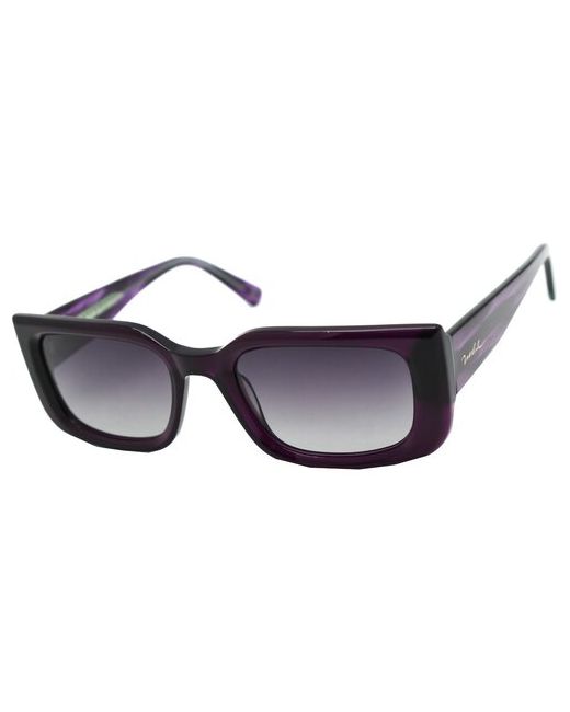 Neolook Солнцезащитные очки прямоугольные с защитой от УФ градиентные поляризационные для фиолетовый/фиолетовый
