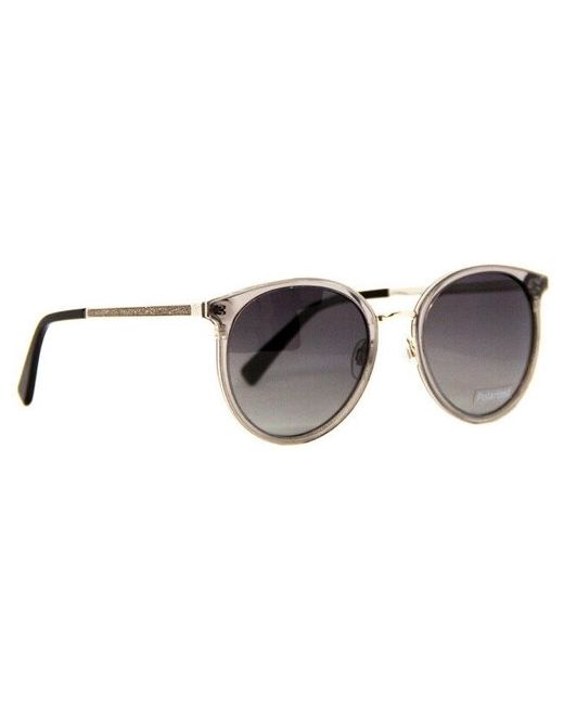 Megapolis Солнцезащитные очки панто для серебряный/серебряный