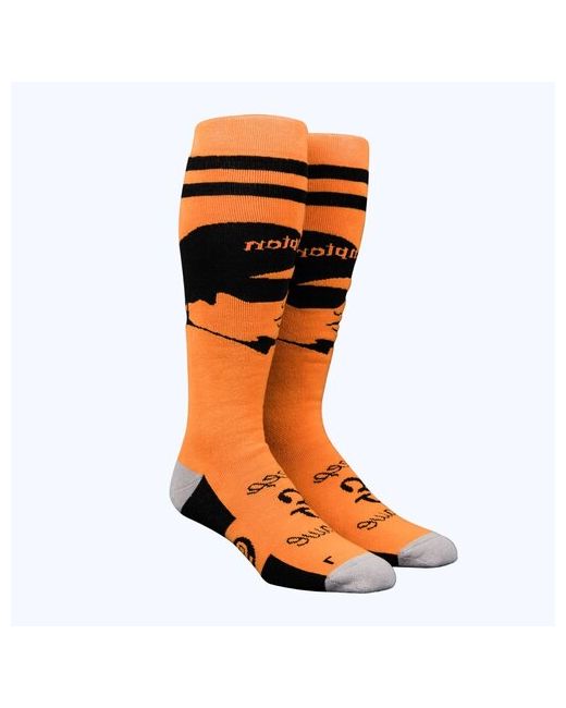 Stinky Носки для зимних видов спорта Socks Creep/Crawl Orange/Black Оранжевые Размер L/XL