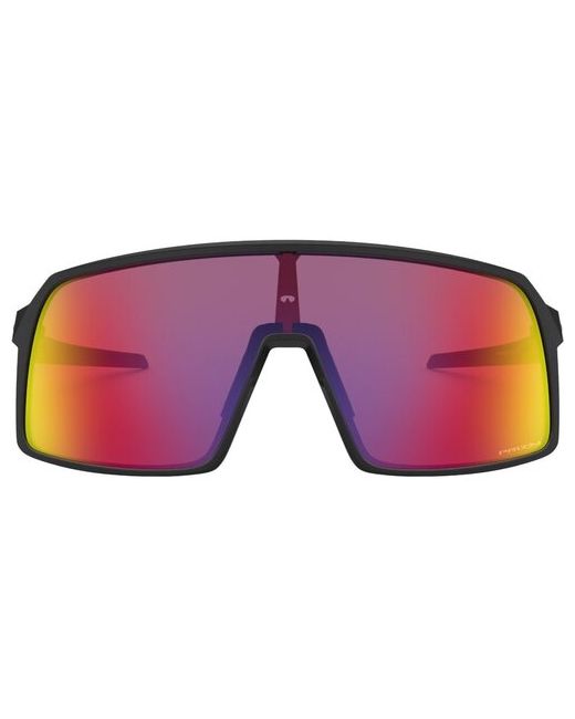 Oakley Солнцезащитные очки прямоугольные спортивные с защитой от УФ черный/черный