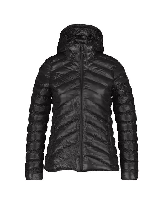 Dolomite Куртка средней длины силуэт прямой карманы капюшон влагоотводящая размер L черный